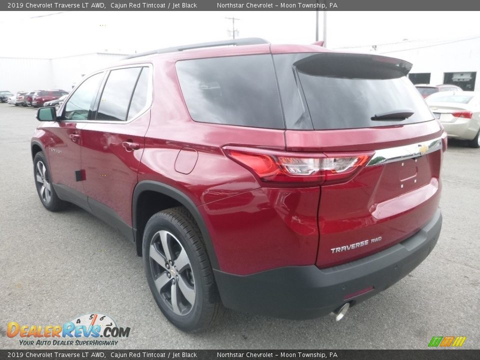 2019 Chevrolet Traverse LT AWD Cajun Red Tintcoat / Jet Black Photo #3