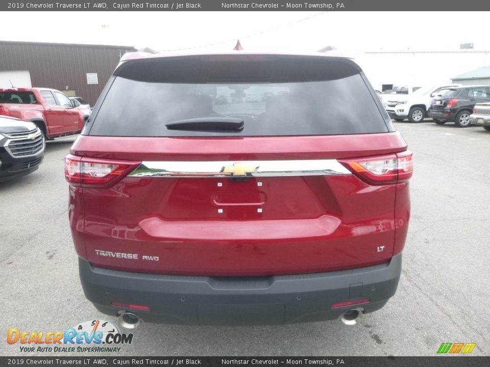 2019 Chevrolet Traverse LT AWD Cajun Red Tintcoat / Jet Black Photo #4