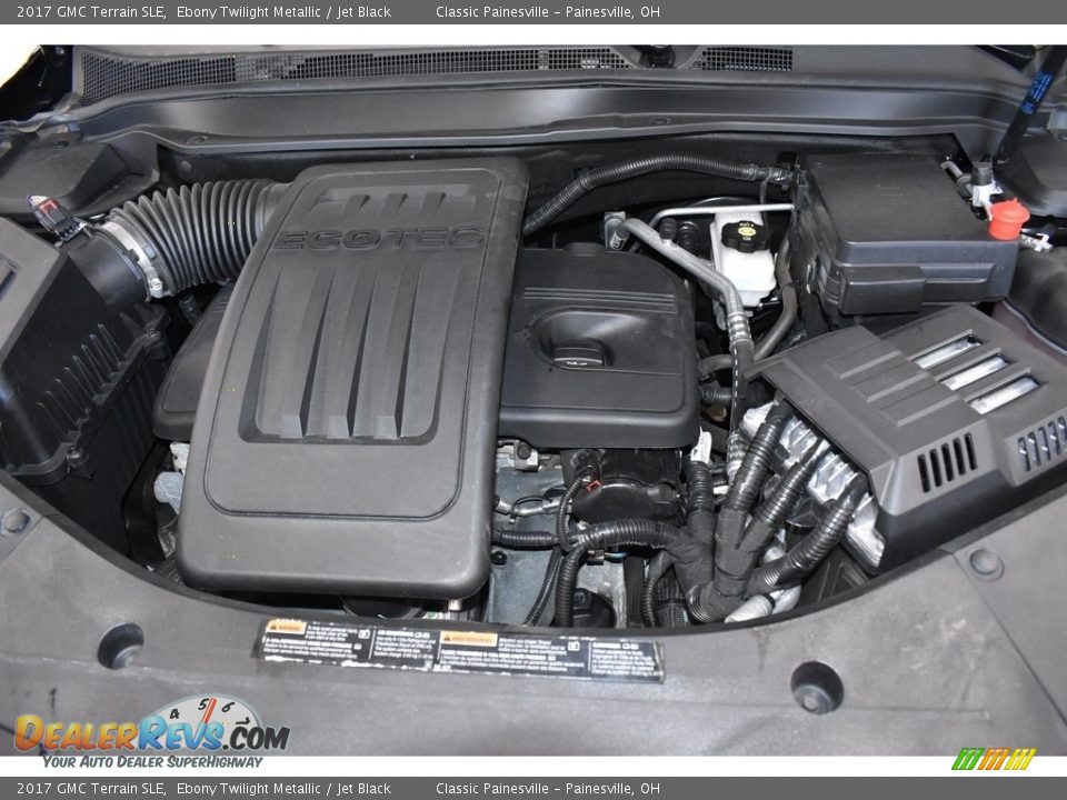 2017 GMC Terrain SLE Ebony Twilight Metallic / Jet Black Photo #6