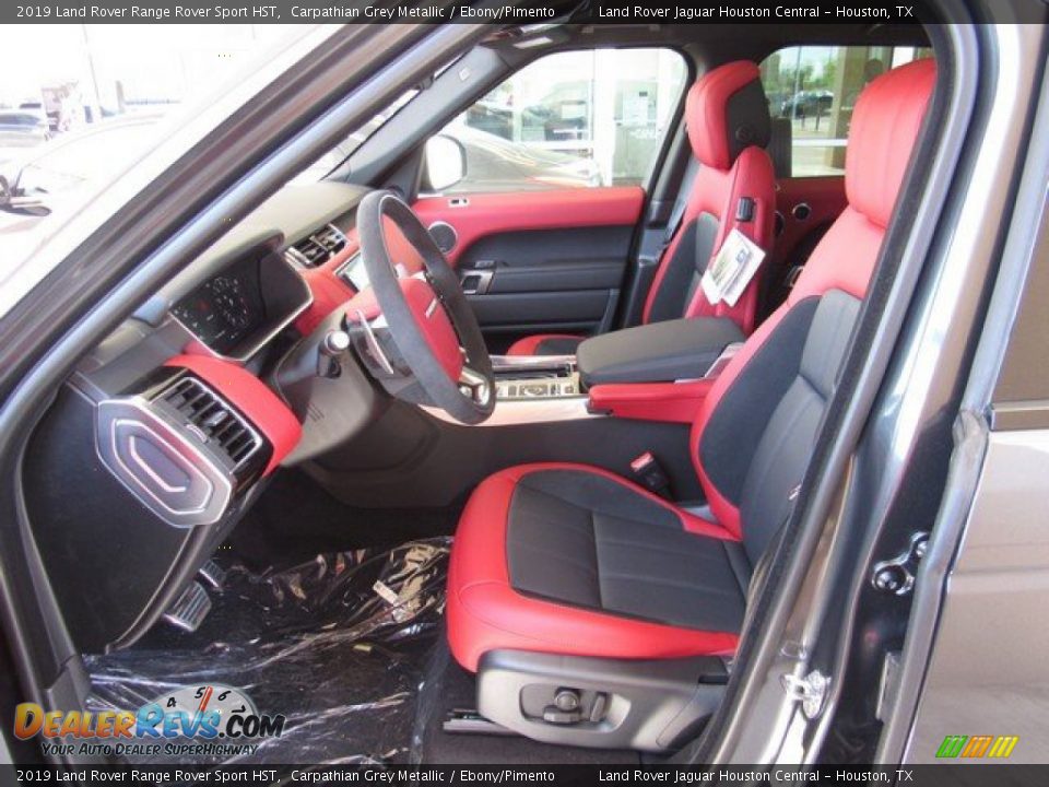 Ebony/Pimento Interior - 2019 Land Rover Range Rover Sport HST Photo #3