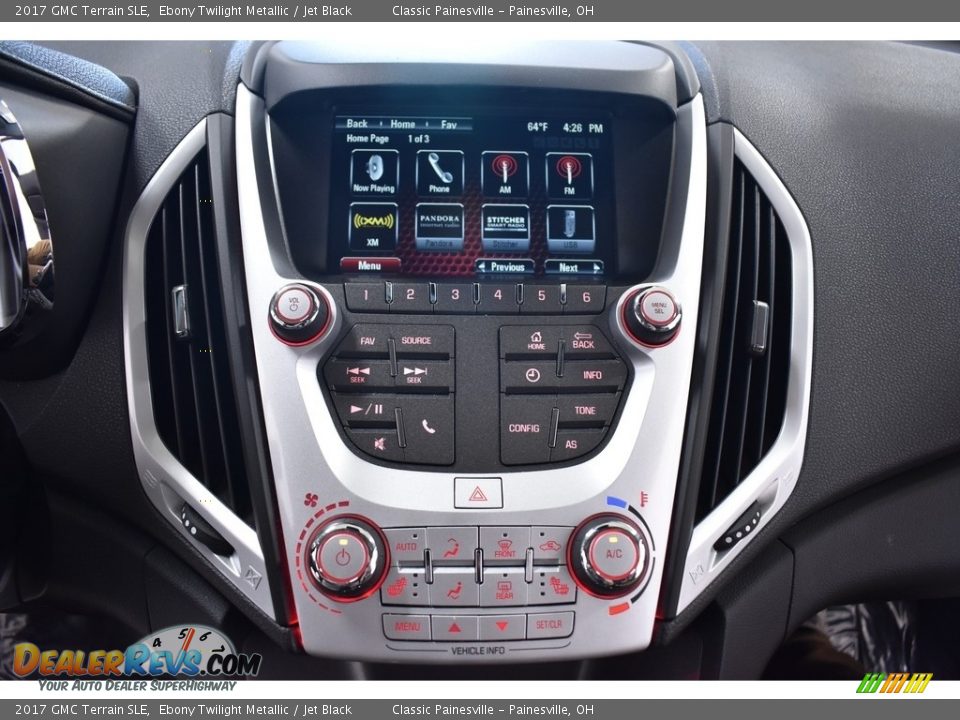 2017 GMC Terrain SLE Ebony Twilight Metallic / Jet Black Photo #12