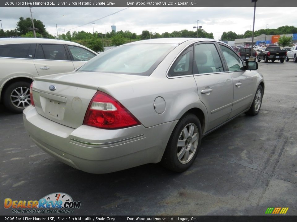 2006 Ford Five Hundred SE Silver Birch Metallic / Shale Grey Photo #14