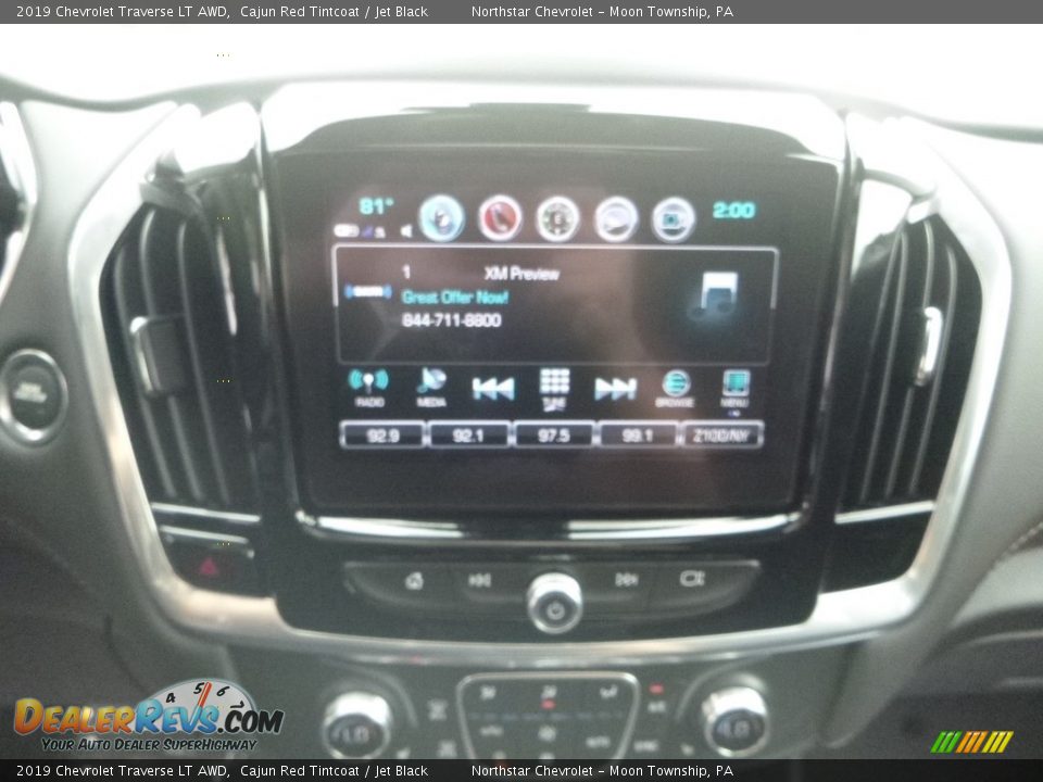 2019 Chevrolet Traverse LT AWD Cajun Red Tintcoat / Jet Black Photo #19