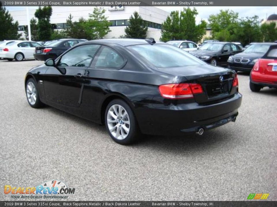 2009 BMW 3 Series 335xi Coupe Black Sapphire Metallic / Black Dakota Leather Photo #3