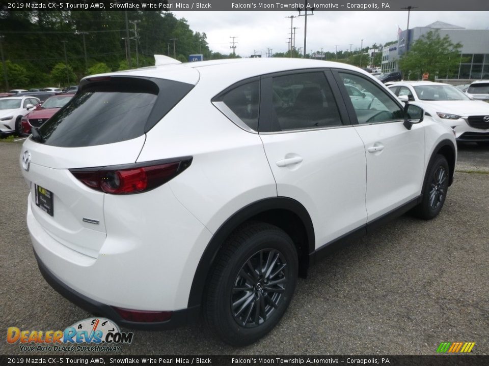 2019 Mazda CX-5 Touring AWD Snowflake White Pearl Mica / Black Photo #2