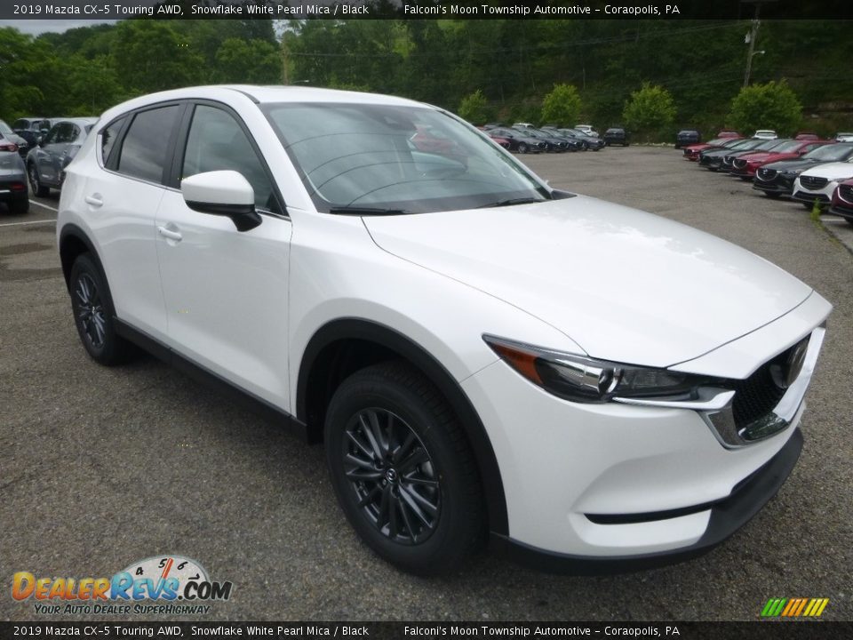 2019 Mazda CX-5 Touring AWD Snowflake White Pearl Mica / Black Photo #3