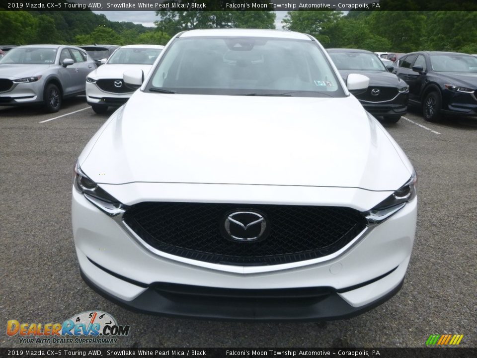 2019 Mazda CX-5 Touring AWD Snowflake White Pearl Mica / Black Photo #4