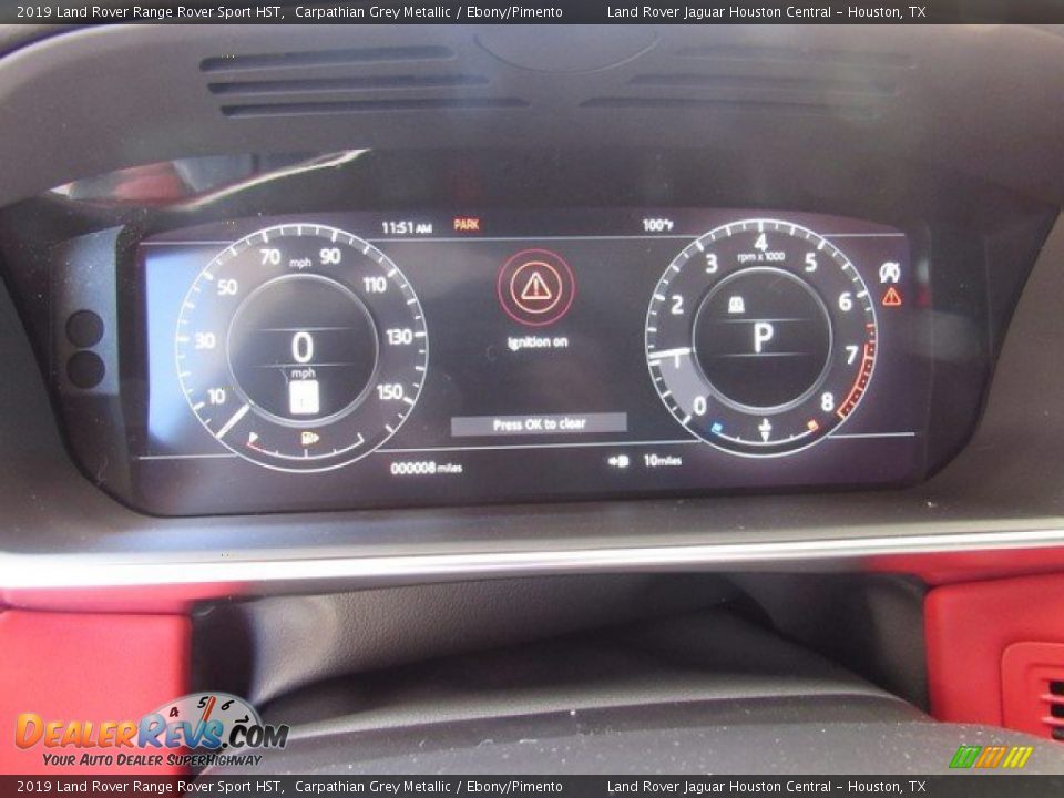 2019 Land Rover Range Rover Sport HST Carpathian Grey Metallic / Ebony/Pimento Photo #29