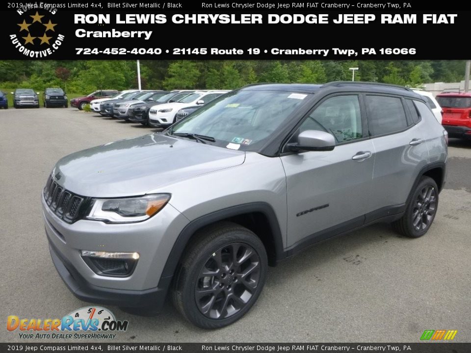 2019 Jeep Compass Limited 4x4 Billet Silver Metallic / Black Photo #1