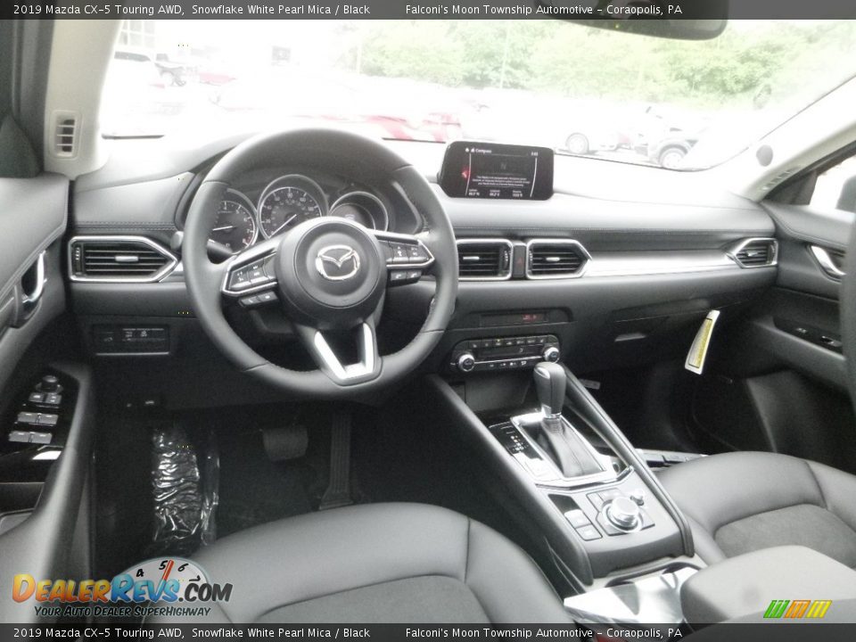 2019 Mazda CX-5 Touring AWD Snowflake White Pearl Mica / Black Photo #9