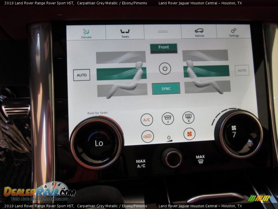 2019 Land Rover Range Rover Sport HST Carpathian Grey Metallic / Ebony/Pimento Photo #35