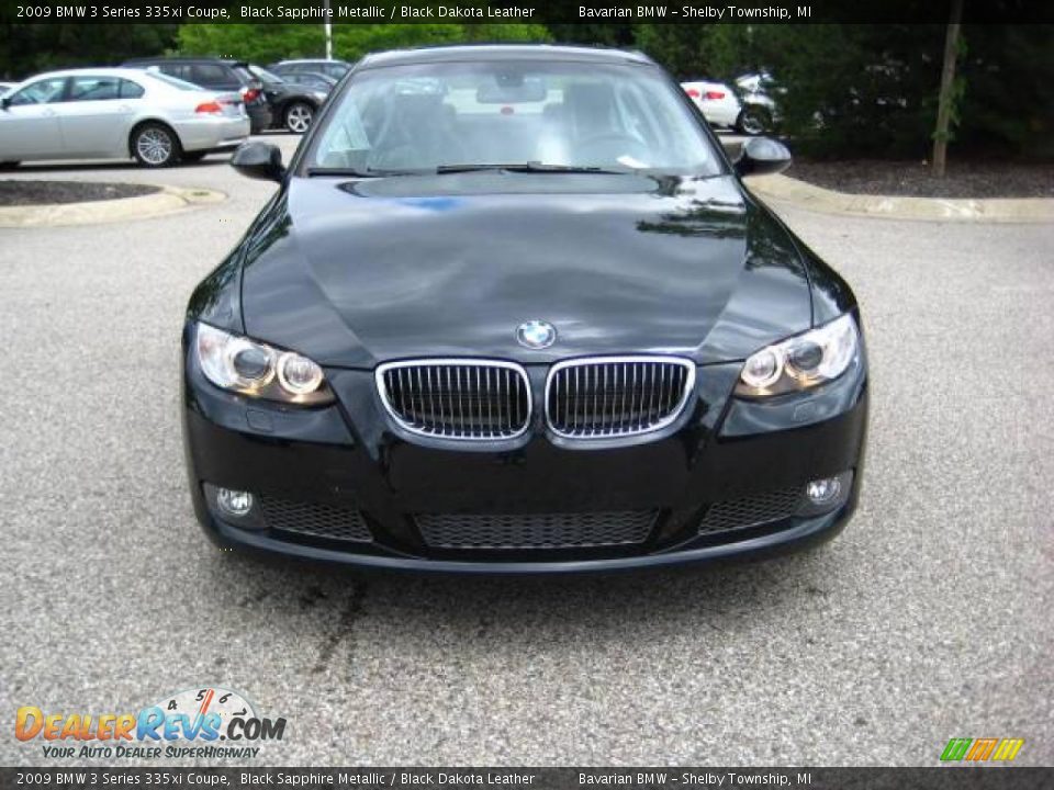 2009 BMW 3 Series 335xi Coupe Black Sapphire Metallic / Black Dakota Leather Photo #8