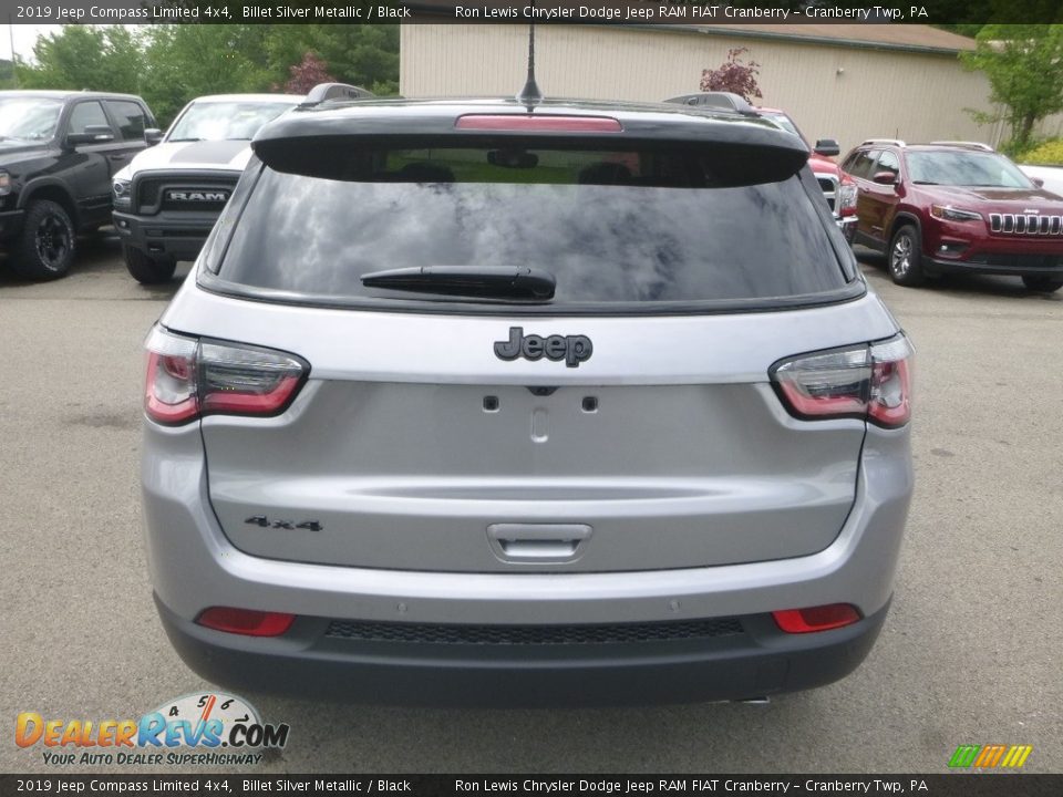 2019 Jeep Compass Limited 4x4 Billet Silver Metallic / Black Photo #4