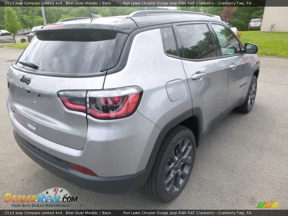 2019 Jeep Compass Limited 4x4 Billet Silver Metallic / Black Photo #5
