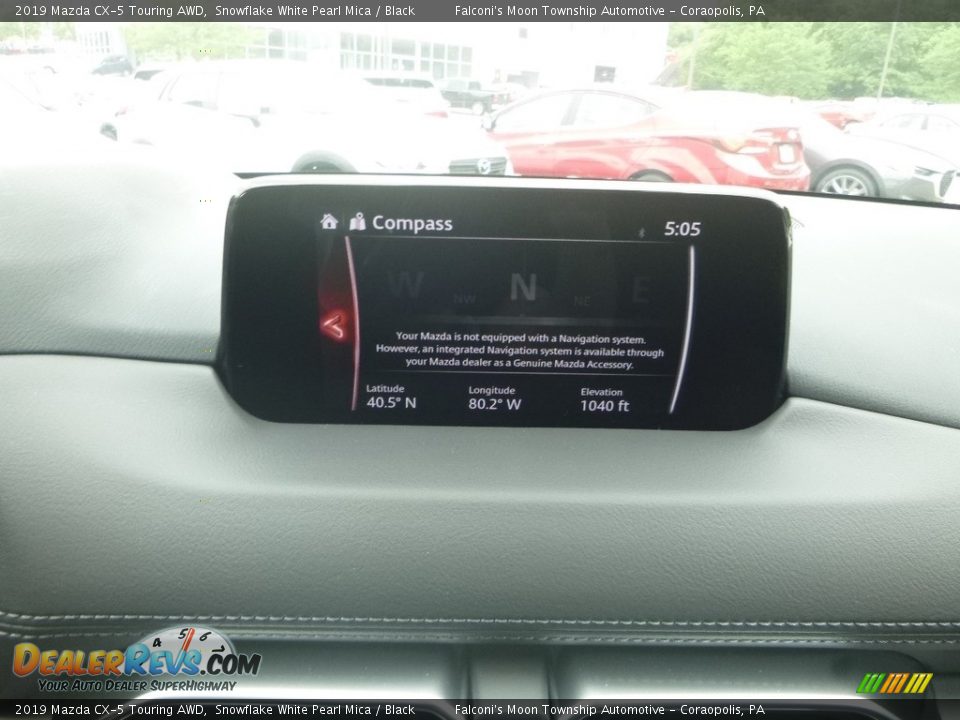 2019 Mazda CX-5 Touring AWD Snowflake White Pearl Mica / Black Photo #14