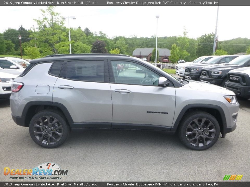 2019 Jeep Compass Limited 4x4 Billet Silver Metallic / Black Photo #6