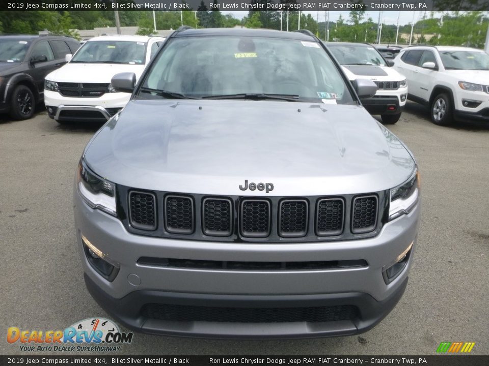 2019 Jeep Compass Limited 4x4 Billet Silver Metallic / Black Photo #8