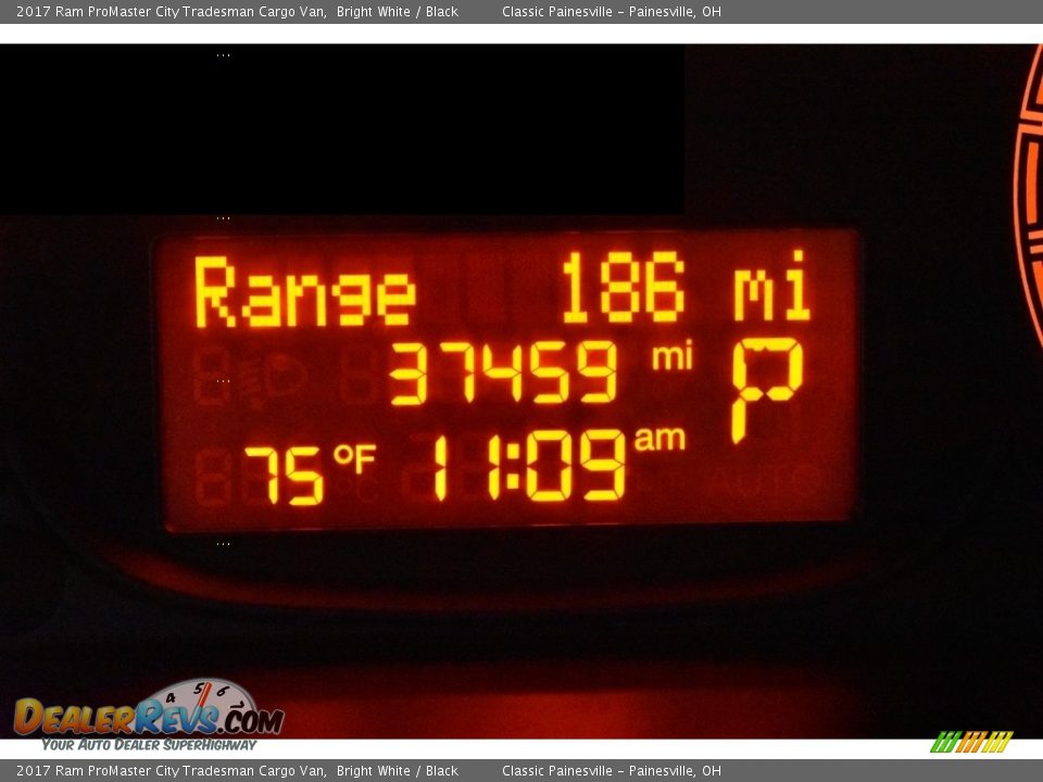 2017 Ram ProMaster City Tradesman Cargo Van Bright White / Black Photo #15