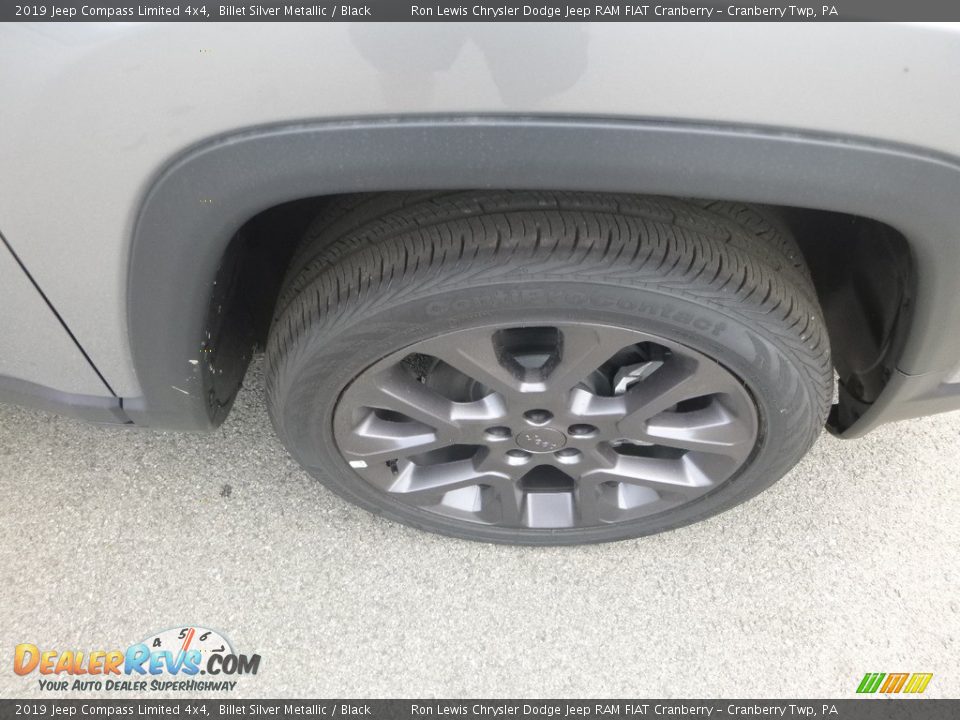 2019 Jeep Compass Limited 4x4 Billet Silver Metallic / Black Photo #9