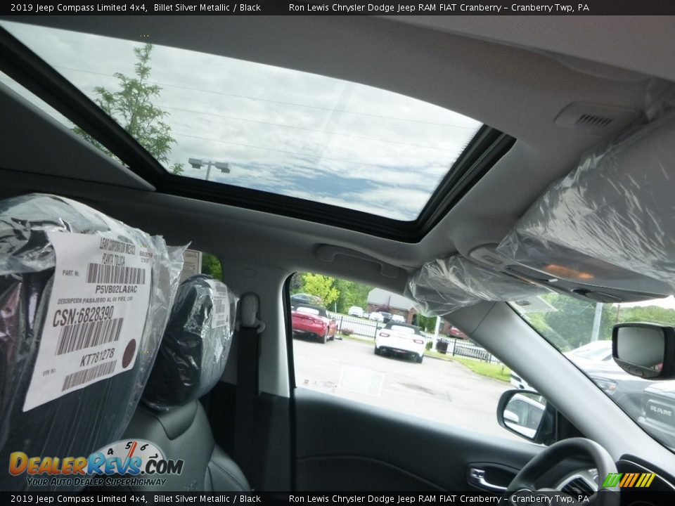 2019 Jeep Compass Limited 4x4 Billet Silver Metallic / Black Photo #12