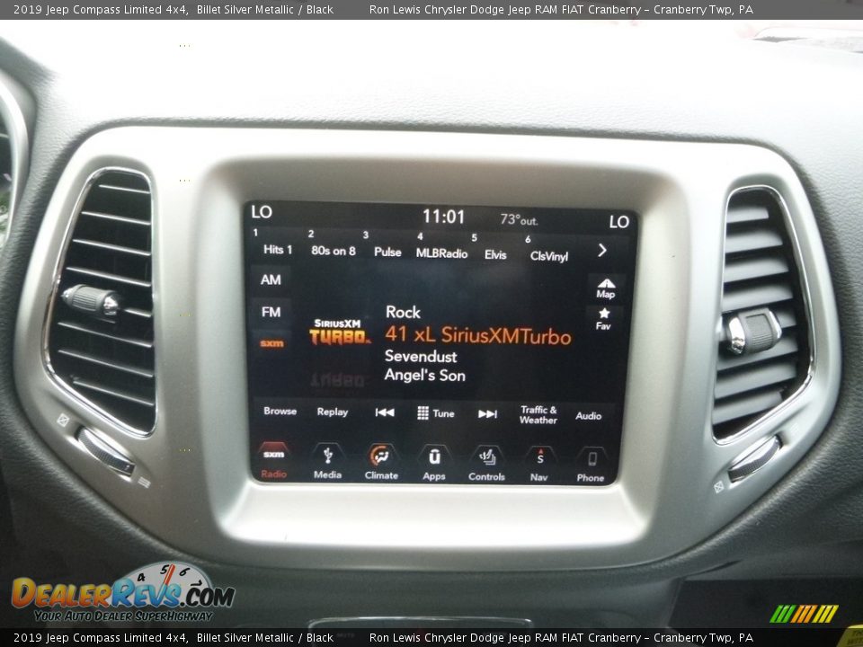 2019 Jeep Compass Limited 4x4 Billet Silver Metallic / Black Photo #16