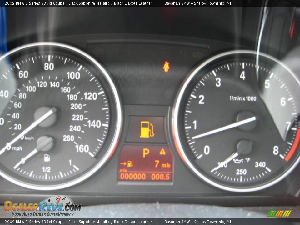 2009 BMW 3 Series 335xi Coupe Black Sapphire Metallic / Black Dakota Leather Photo #16