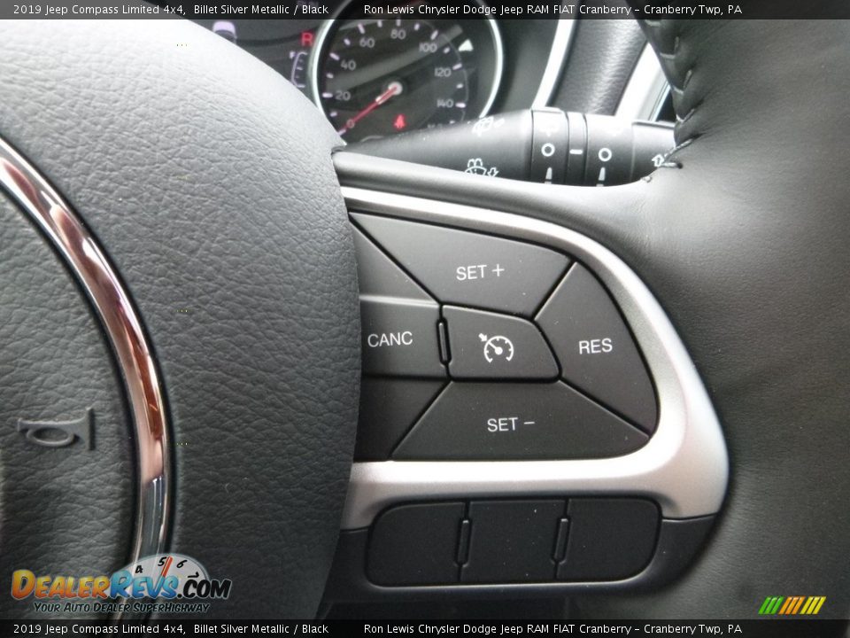 2019 Jeep Compass Limited 4x4 Billet Silver Metallic / Black Photo #19