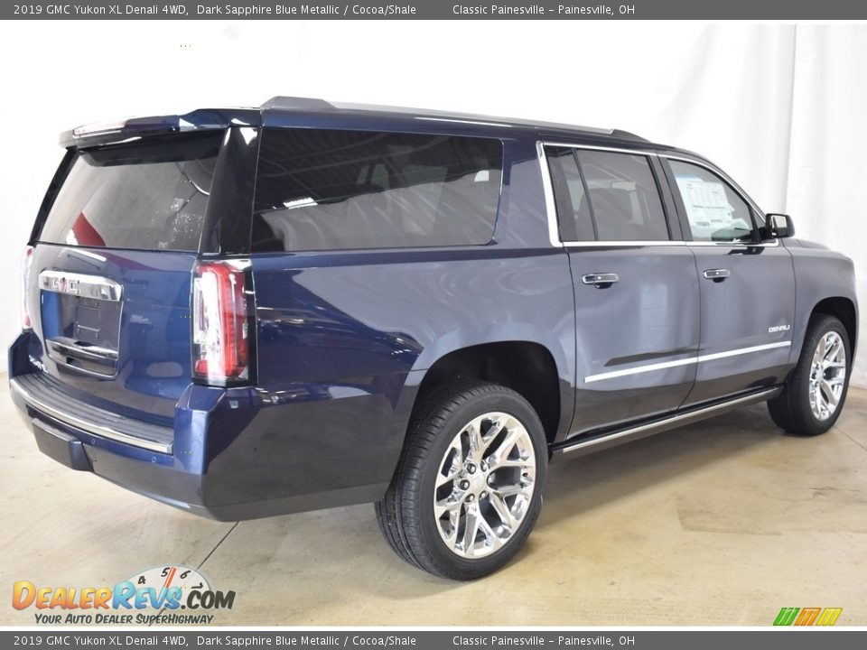 2019 GMC Yukon XL Denali 4WD Dark Sapphire Blue Metallic / Cocoa/Shale Photo #2