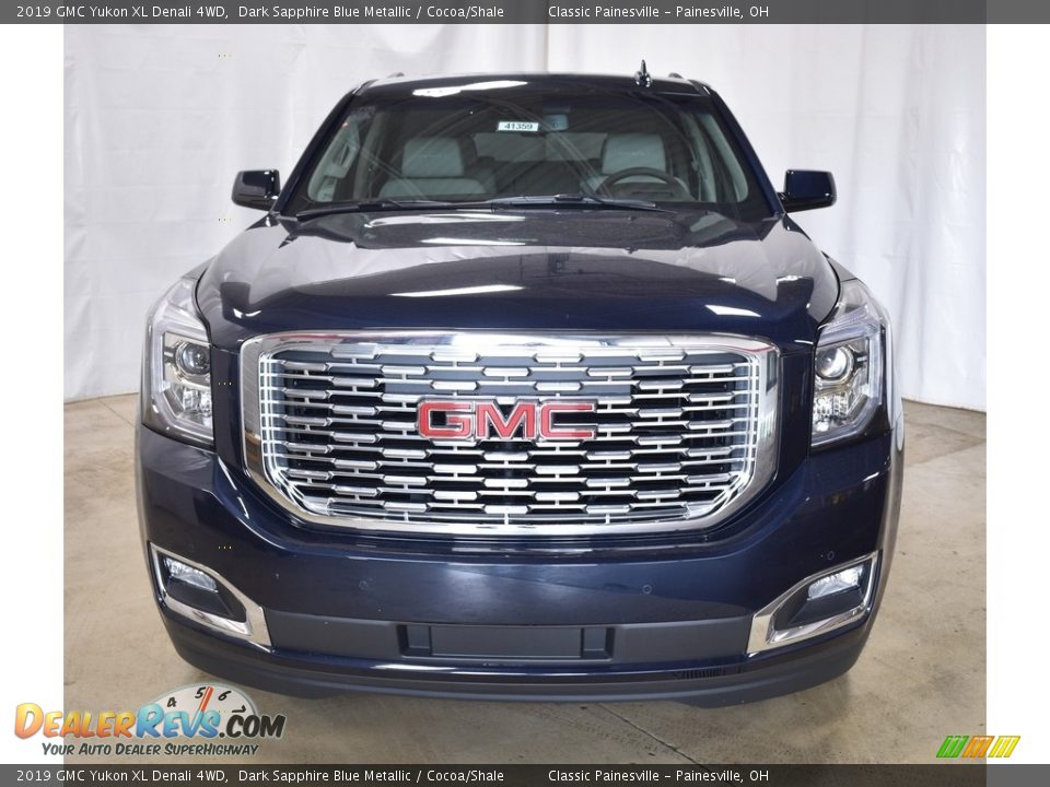 2019 GMC Yukon XL Denali 4WD Dark Sapphire Blue Metallic / Cocoa/Shale Photo #4