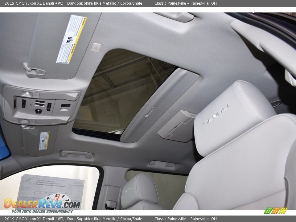2019 GMC Yukon XL Denali 4WD Dark Sapphire Blue Metallic / Cocoa/Shale Photo #6