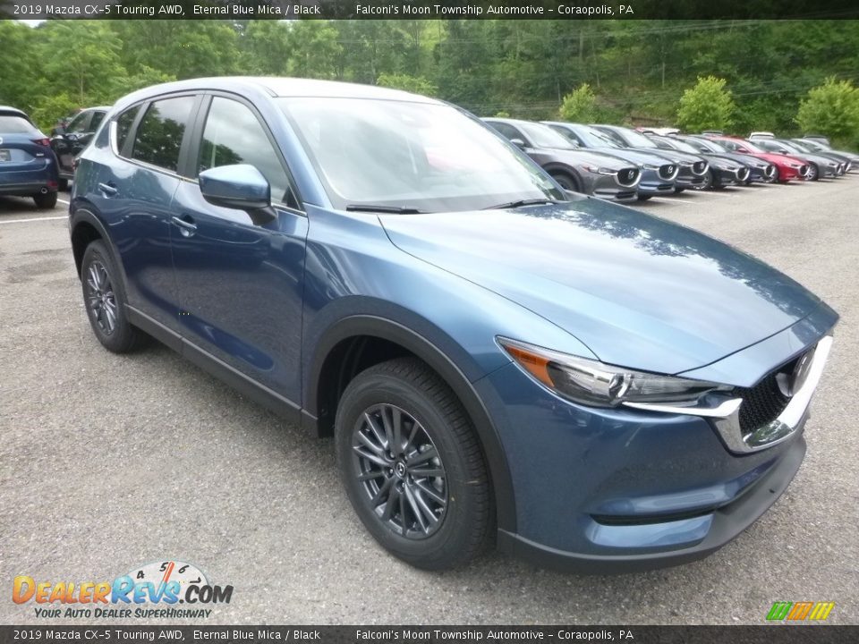 2019 Mazda CX-5 Touring AWD Eternal Blue Mica / Black Photo #3