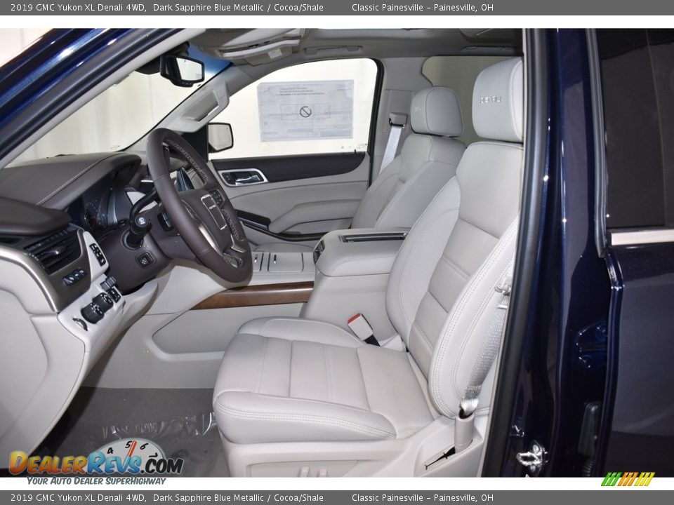 2019 GMC Yukon XL Denali 4WD Dark Sapphire Blue Metallic / Cocoa/Shale Photo #7