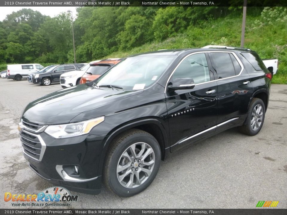 2019 Chevrolet Traverse Premier AWD Mosaic Black Metallic / Jet Black Photo #1
