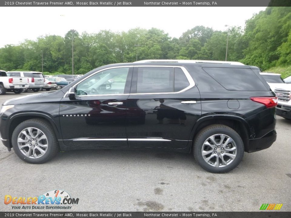 2019 Chevrolet Traverse Premier AWD Mosaic Black Metallic / Jet Black Photo #2
