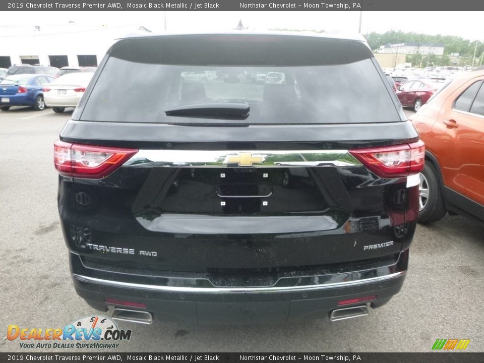 2019 Chevrolet Traverse Premier AWD Mosaic Black Metallic / Jet Black Photo #4