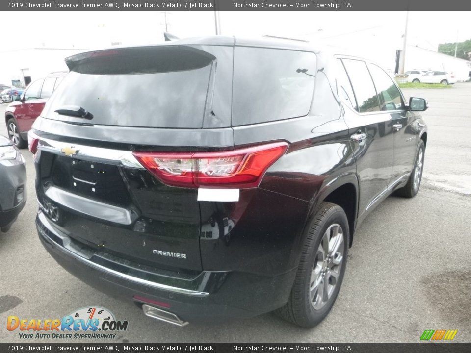 2019 Chevrolet Traverse Premier AWD Mosaic Black Metallic / Jet Black Photo #5