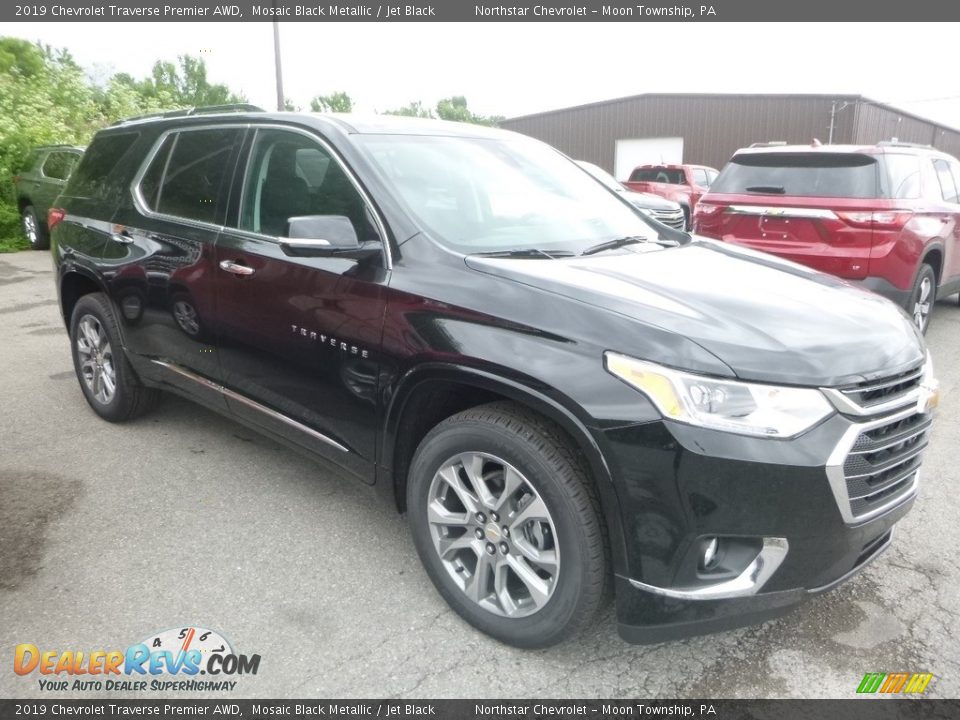 2019 Chevrolet Traverse Premier AWD Mosaic Black Metallic / Jet Black Photo #6
