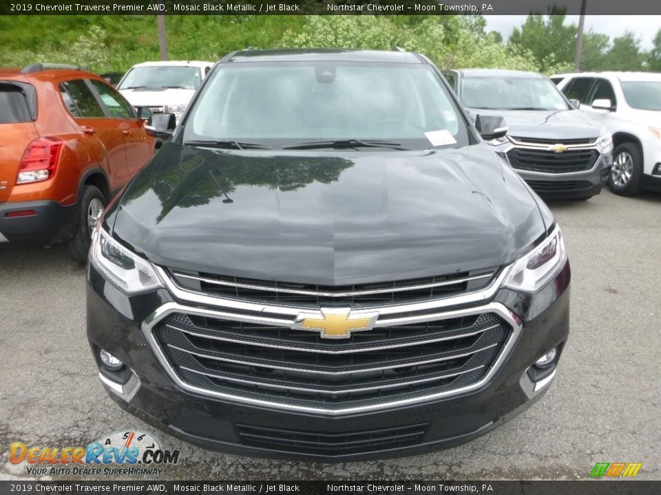 2019 Chevrolet Traverse Premier AWD Mosaic Black Metallic / Jet Black Photo #7