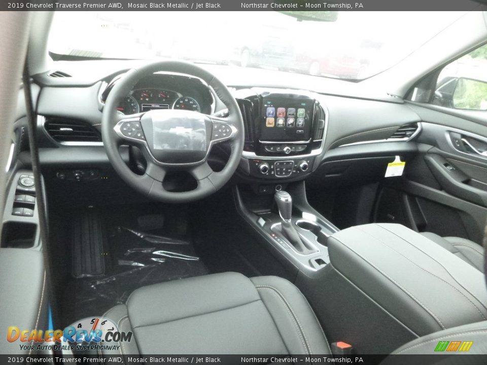 2019 Chevrolet Traverse Premier AWD Mosaic Black Metallic / Jet Black Photo #12