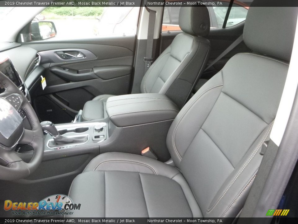 2019 Chevrolet Traverse Premier AWD Mosaic Black Metallic / Jet Black Photo #14