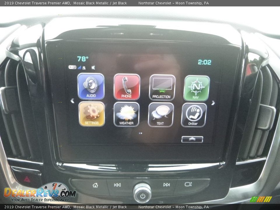 2019 Chevrolet Traverse Premier AWD Mosaic Black Metallic / Jet Black Photo #16