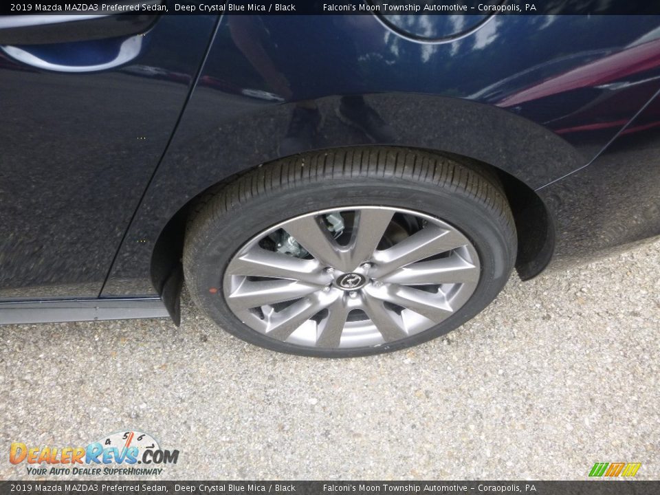 2019 Mazda MAZDA3 Preferred Sedan Deep Crystal Blue Mica / Black Photo #7