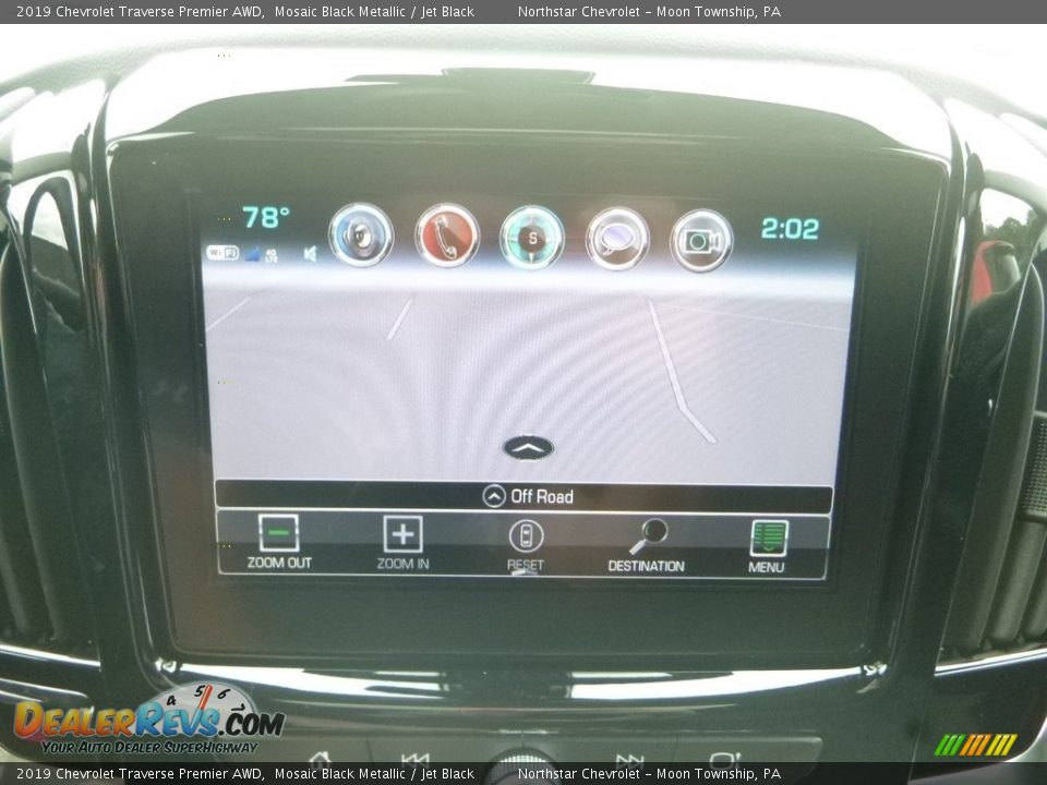 2019 Chevrolet Traverse Premier AWD Mosaic Black Metallic / Jet Black Photo #17