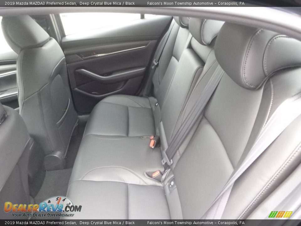 2019 Mazda MAZDA3 Preferred Sedan Deep Crystal Blue Mica / Black Photo #8