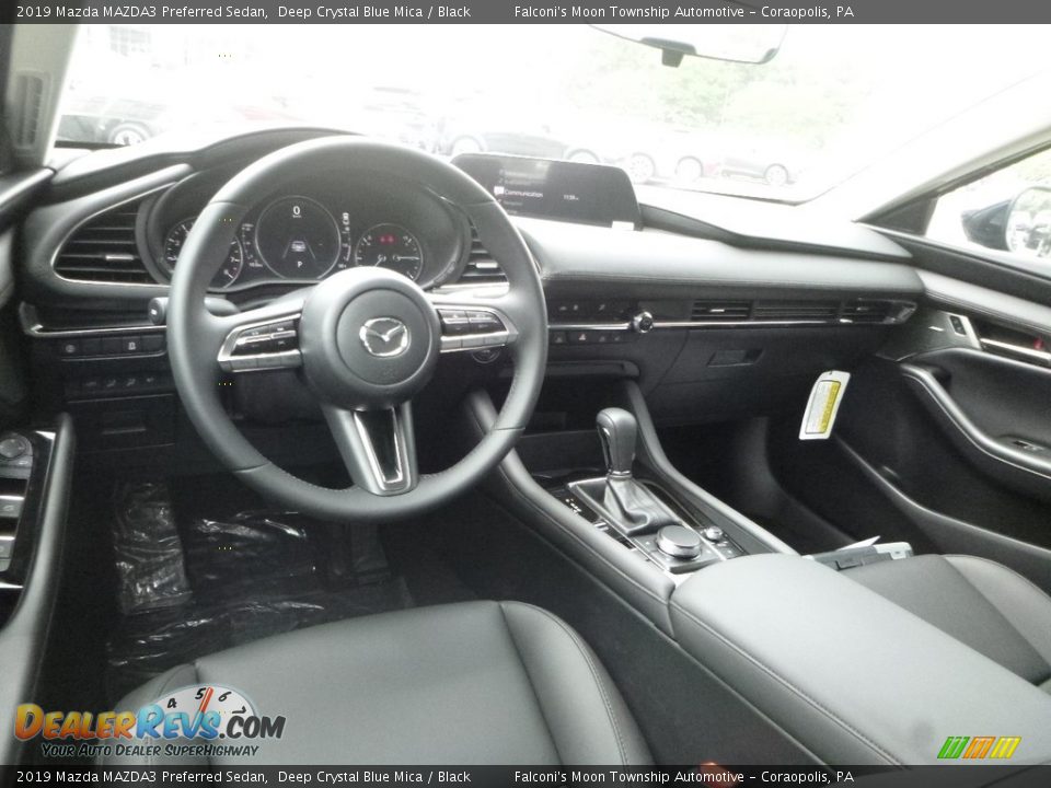 2019 Mazda MAZDA3 Preferred Sedan Deep Crystal Blue Mica / Black Photo #9