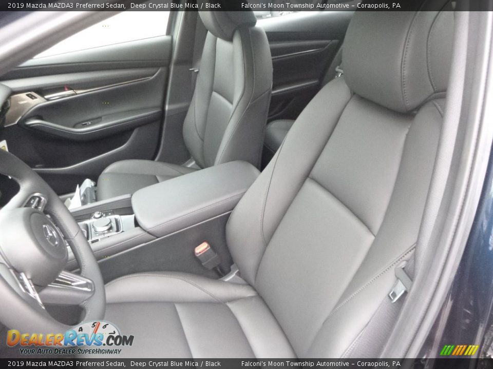 2019 Mazda MAZDA3 Preferred Sedan Deep Crystal Blue Mica / Black Photo #11