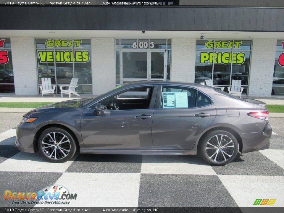 2019 Toyota Camry SE Predawn Gray Mica / Ash Photo #1