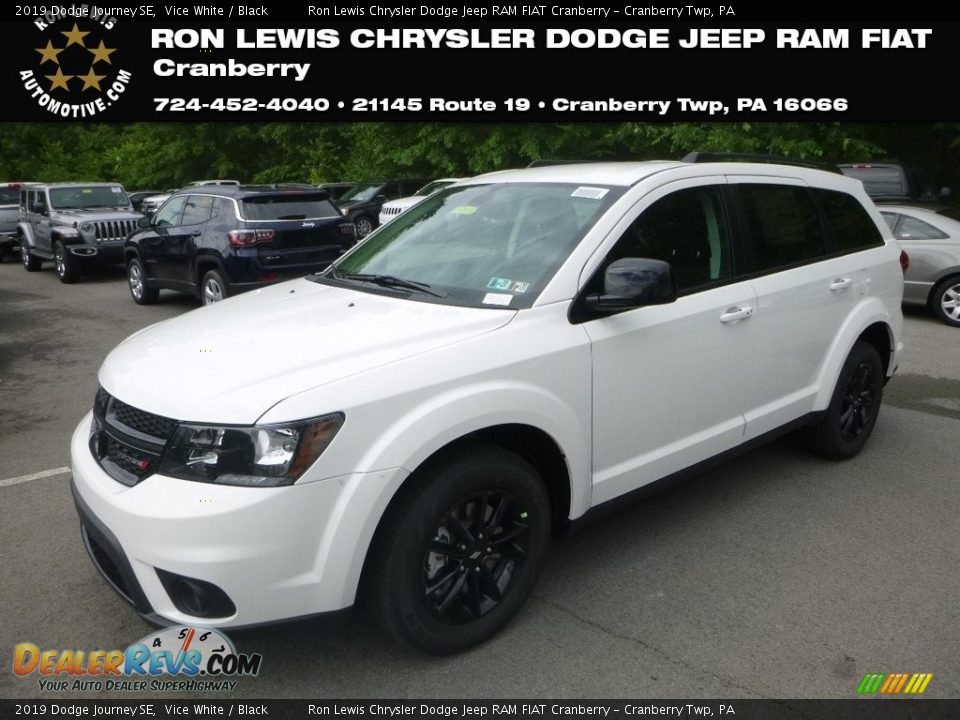 2019 Dodge Journey SE Vice White / Black Photo #1