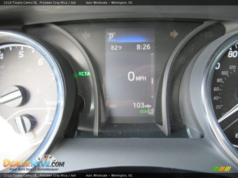 2019 Toyota Camry SE Predawn Gray Mica / Ash Photo #16