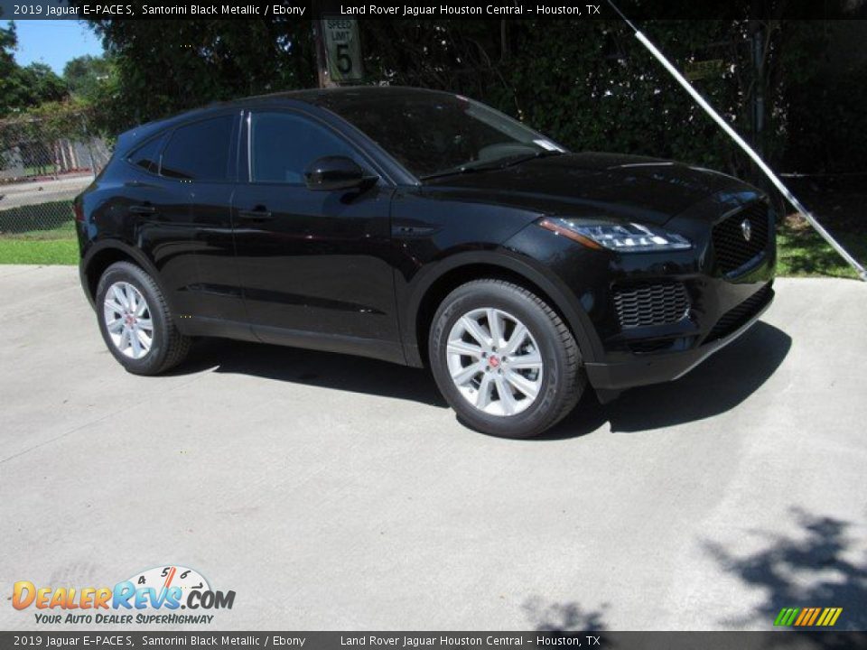 2019 Jaguar E-PACE S Santorini Black Metallic / Ebony Photo #1